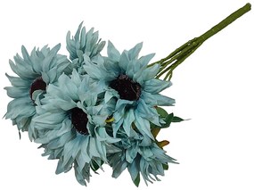 Floarea Soarelui artificiala Sunny 50cm, Albastru
