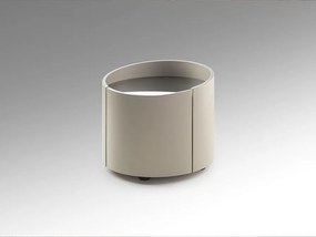 Noptiera rotunda cu sertar Iza khaki