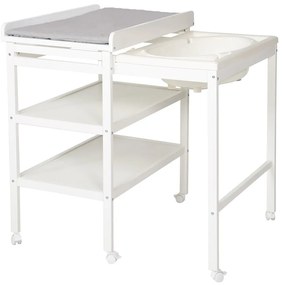 Masă de înfășat albă Style grau – Roba