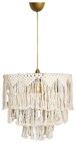 Pendul pe cablu RIMINI 1xE27/40W/230V, crem