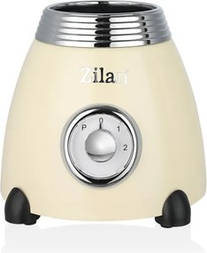 Blender Retro Zilan ZLN1207, putere 500W, capacitate 1.5L, 2 trepte de viteza, functie Pulse, vas din sticla, lame din otel inoxidabil