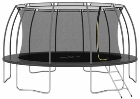 vidaXL Set trambulină rotundă, 488x90 cm, 150 kg