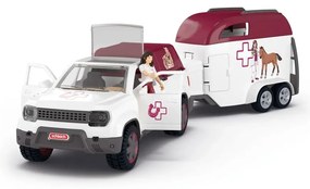 Schleich 42704 Veterinar mobil cu remorcă