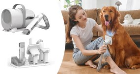 Set de ingrijire animale de companie cu rezervor de aspirare si accesorii