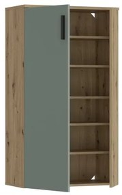 Pantofar ETON, stejar artisan/verde