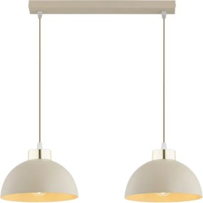 Brilagi - Pendul pe cablu MOON 2xE27/60W/230V bej/auriu