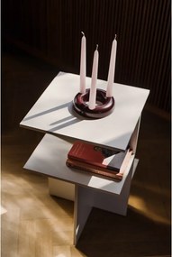 Noptieră grej cu rafturi Atik – noo.ma