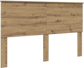 vidaXL Tăblie cap cu headboard Stejar Artizanal 160 cm Lemn compozit