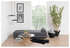 Măsuță de cafea cu blat din sticlă Actona Heaven, ⌀ 82 cm