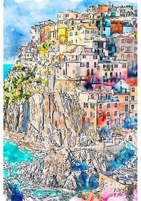 Tablou 40x60 cm Manarola – Fedkolor