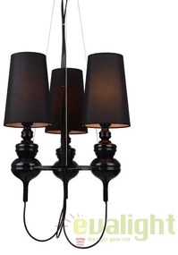 Candelabru modern design elegant Baroco 3 Black