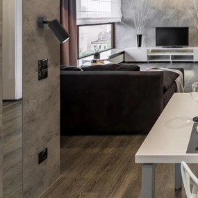 Spot de perete HUDSON 1xGU10/8W/230V negru