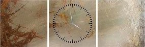 Tablou - Abstract texturat (cu ceas) (90x30 cm)