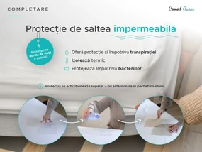 Saltea de cocos COCO MAXI 20 cm 140 x 200 cm Protectie saltea: FARA protectie saltea