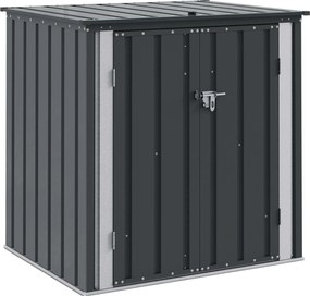 vidaXL Cutie de depozitare pentru grădină Negru 101,5 x 82 x 100 cm