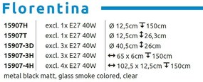 Plafoniera design modern FLORENTINA 3L