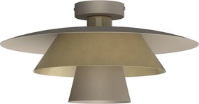 Plafonieră PLATO 1xE27/15W/230V, Ø 38 cm, bej/auriu