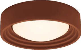 Osram - Plafonier LED cu reglaj al intensității ORBIS CONCRETE LED/13W/230V Ø30 cm maro/beton