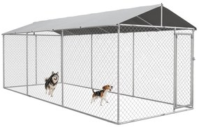 PawHut Cusca Caini Exterior, Amprentă Mare 6x2,3x2,3m, Protecție și Confort | Aosom Romania