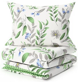 Lenjerie de bumbac KARDA alb Dimensiune lenjerie de pat: 70 x 90 cm | 140 x 200 cm