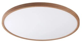 Plafoniera LED moderna design slim CAMI 40cm, wood