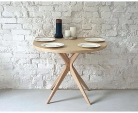 Masă de dining din lemn de frasin 90x90 cm Jubi – Ragaba