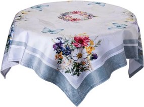 decoDoma Fată de masă centrală SPRING FLOWERS 85 x 85 cm