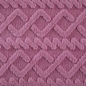 Cearşaf elastic cu blăniţă INVERNO, culoare mure 90 x 200 cm