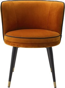 Scaun design LUX Grenada, savona portocaliu 115882 HZ