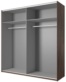 Dulap de haine Signat Typ 18 (Negru + Stejar flagstaff + argintiu). 1107657