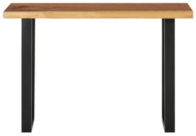 Masă consolă, lemn masiv de suar, 110 x 35 x 75 cm