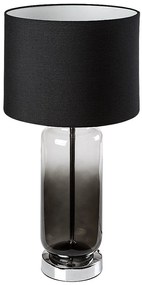 Lampa de masa sticla fumurie abajur gri Rien