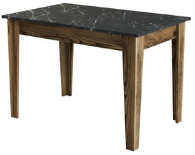 Masă de sufragerie Kiev Black and Walnut