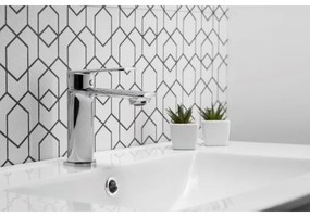 Baterie de lavoar + ventil KFA Armatura 4422-815-00 AGAT 15,2 cm alamă