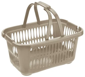 Tontarelli Coș pentru rufe curate COVER LINE cumâner  19,4 l, maro
