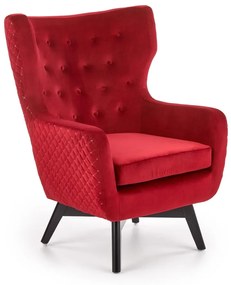 Fotoliu tapitat Marvel Velvet visiniu – H103 cm