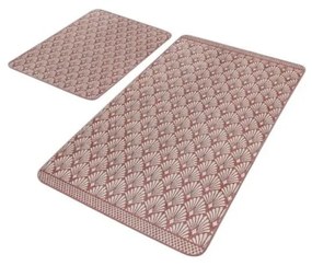 Covorașe de baie maro 2 buc. din catifea 60x100 cm – Mila Home