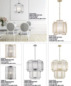 Lustra, Candelabru elegant design modern SERGIO auriu P0528-03A-V6AC ZL