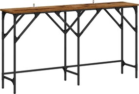 vidaXL Masă de consolă Lemn Vechi 140 x 29 x 75 cm Lemn compozit