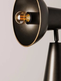 Lampa de masa, maro, din metal, Curious