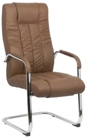 Scaun de conferinta OMAN piele ecologica, Wenge
