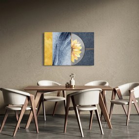Tablou - Forme și flori (90x60 cm)