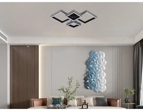 Plafonieră LED aplicată dimabilă 175W, 230V, 3000–6500K, cu telecomandă