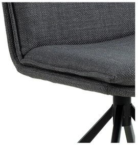 Scaun de dining gri închis Flynn – Actona