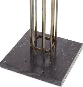 Cuier design LUX din otel inoxidabil si marmura Volterra