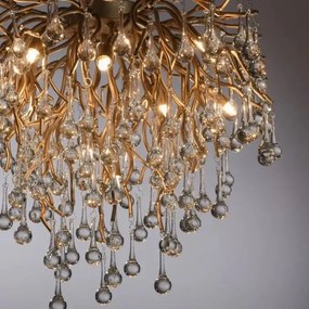 Lustra aplicata design magnific ICICLE alama antic, D-50cm