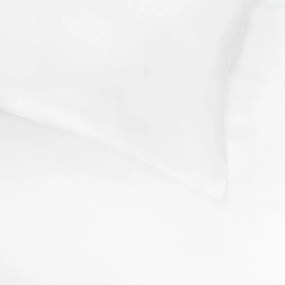 Lenjerie de pat din satin Luxury Collection, alb, 240 x 200 cm, 2 buc. 70 x 90 cm