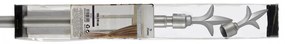 Galerie de metal gri VALANCE TRIDE 120-210 cm
