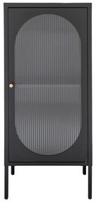 Vitrină neagră din metal 50x110 cm Adelaide – House Nordic
