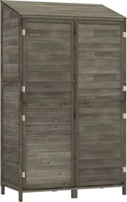 vidaXL Șopron de grădină, antracit, 102x52x174,5 cm, lemn masiv brad